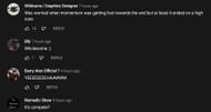 Fans in the YouTube comments section reacting to the Twitch streamers' moment (Image via OTKlips/YouTube)